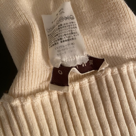 Rare Vintage Celine Wool Top - Cream / Ivory Size Small - Picture 10 of 12